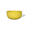 Vertical Ribbed Kiln Glaze Ceramic Rice Bowl, Soup Noodle Bowl, Vintage Ceramic Dinner Bowl for Restaurant & B&B