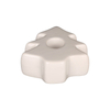 Assorted Shapes White Ceramic Single Candle Holder Set