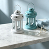 Ceramic Star Cutout Lantern Candle Holder, Portable Tealight Holder, Decorative Tabletop Ornament for Home & Party