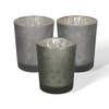 Color Gold Foil Etched Glass Candle Holder