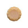 Ceramic Dinner Plates Fluted Petal Rim for Restaurant Wholesale