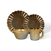 Vintage Fluted Ceramic Tableware Sets, Mugs Bowls Plates Multi‑color Wholesale