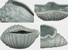 Shell Shaped Ceramic Candle Vessel