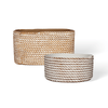 Imitation Braided Rope Ceramic Planters