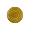 Embossed Pattern Ceramic Dinner Plate for Restaurant & Hotel Use