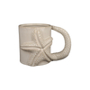Ceramic Coffee Mugs 3D Starfish Handle Glazed Coastal Wholesale