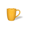 Ceramic Coffee Mugs Scalloped Rim Kiln Glaze for Cafe Wholesale