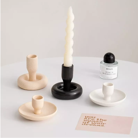 How Can a Ceramic Candle Holder Improve Table and Living Room Decoration?