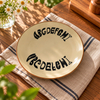 Ceramic Plates Hand-Painted Floral Letter for Restaurant Wholesale