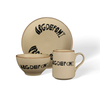 Vintage Printed Ceramic Tableware Sets, Mug Plate Bowl Combo
