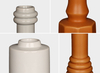 Matte Ceramic Taper Candle Holders