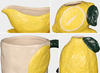 3D Lemon Shaped Ceramic Tableware Collection, Creative Handmade Lemon Kitchen Drinkware & Decor