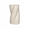 Twisted Shape Glossy Ceramic Vases
