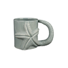 Ceramic Coffee Mugs 3D Starfish Handle Glazed Coastal Wholesale