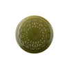 Embossed Pattern Ceramic Dinner Plate for Restaurant & Hotel Use