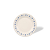 Embossed Beaded Rim Ceramic Dinner Plates for Restaurant & Home Use