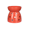 Multi-style Hollow Ceramic Wax Melt Burner, Essential Oil Aroma Lamp, Ceramic Tealight Holder for Home Bedroom & Wedding Decor