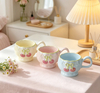 Pastel Cherry Bow Ceramic Mug