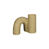 Sand Matte Ceramic Oil Burners & Abstract Geometric Candle Holders