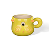 Novelty 3D Monster Face Ceramic Coffee Mugs, Cute Handmade Cartoon Character Tea Cups
