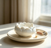 Lotus Ceramic Candle Holder