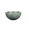 Ceramic Serving Bowls Shell Embossed Glazed for Coastal Wholesale
