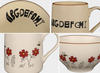 Vintage Printed Ceramic Tableware Sets, Mug Plate Bowl Combo