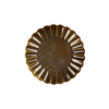 Ceramic Dinner Plates Scalloped Rim Reactive Glaze for Restaurant