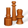 Matte Ceramic Taper Candle Holders