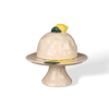 3D Lemon Shaped Ceramic Tableware Collection, Creative Handmade Lemon Kitchen Drinkware & Decor
