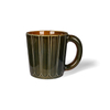 Ceramic Coffee Mugs Ribbed Reactive Glaze for Cafe Wholesale