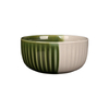 Ribbed Glazed Stoneware Tableware Set