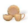 Ruffled Texture Ceramic Tableware Set