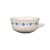 Beaded Rim Ceramic Serving Bowl, Multi Color Stoneware Bowl for Restaurant & Home Table Decor