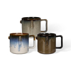 Reactive Glaze Embossed Face Ceramic Mugs, 3D Relief Facial Coffee Mugs
