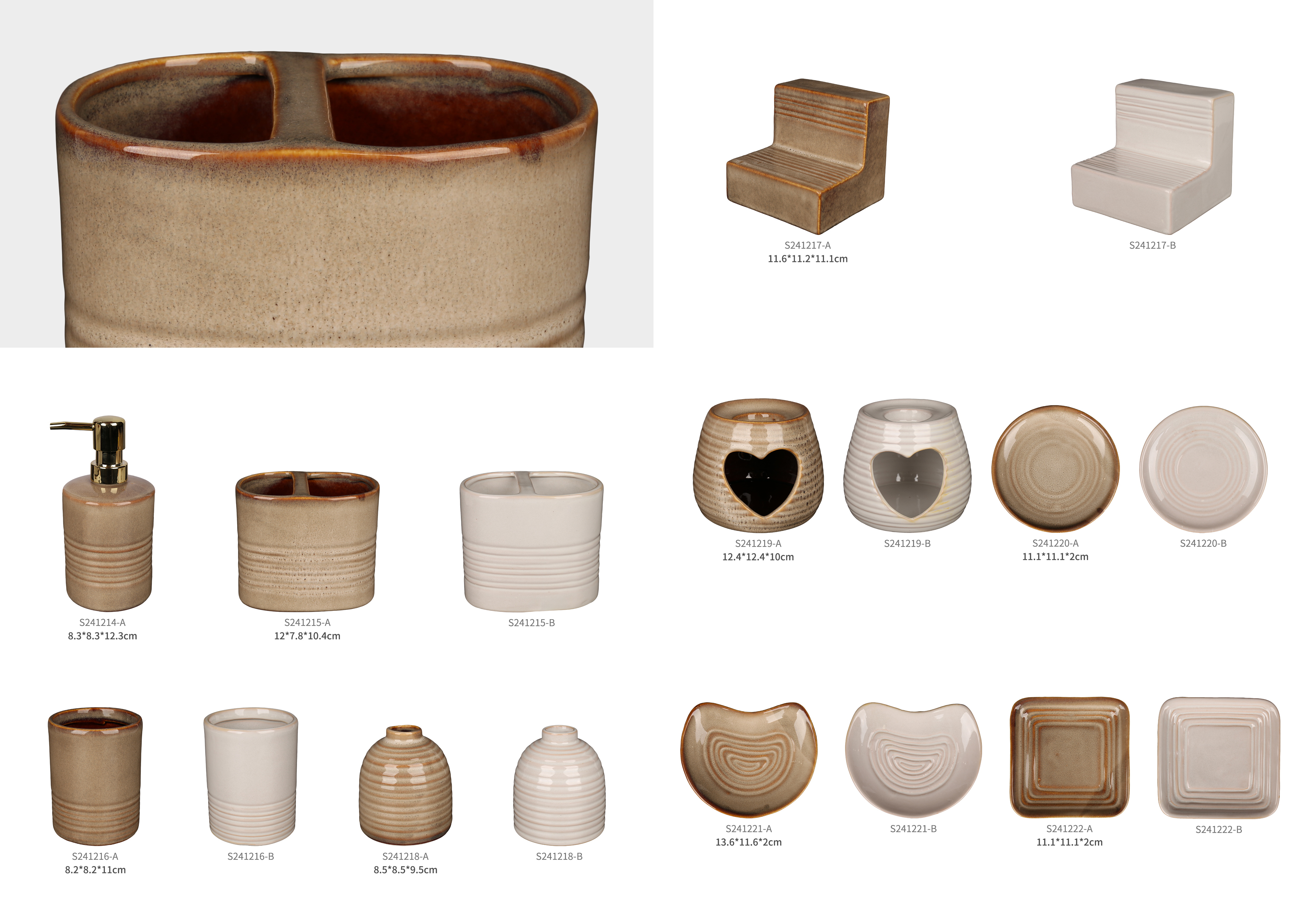 Minimalist Countertop Bathroom Organizer Kit for Vanity Storage Solution