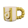 Fruit-Themed Bubble Handle Mugs