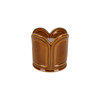 House Castle Shaped Ceramic Tealight Holders Reactive Glaze for Holiday Wholesale