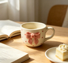 Pink Bow Polka Dot Ceramic Mug