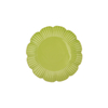 Ceramic Dinner Plates Fluted Petal Rim for Restaurant Wholesale
