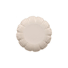 Ceramic Dinner Plates Fluted Petal Rim for Restaurant Wholesale