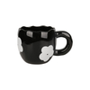 Polka Dot & Floral Wavy Rim Ceramic Cup Bowl Saucer Set