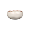 Ceramic Bowls Hand-Painted Irregular Rim for Restaurant Dessert