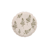 Ceramic Dinner Plates Scalloped Rim Kiln Glaze for Cafe Wholesale