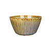 Ceramic Serving Bowls Vertical Ribbed Reactive Glaze for Restaurant Wholesale