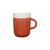 Embossed Cable Knit Ceramic Coffee Mugs for Cafe Bulk Wholesale