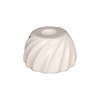 Assorted Shapes White Ceramic Single Candle Holder Set