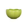 Ceramic Serving Bowls Fluted Petal Rim for Restaurant Wholesale