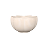 Ceramic Serving Bowls Fluted Petal Rim for Restaurant Wholesale