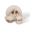 Vintage Printed Ceramic Tableware Sets, Mug Plate Bowl Combo